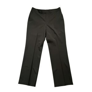 Chaps Womens 14 High Rise Olive Stretch Dress Pants Classic Career Tailored